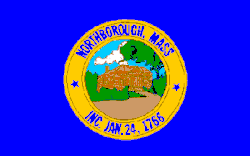 Flag of Northborough, Massachusetts